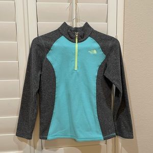 The North Face Girls Quarter Zip Fleece Pullover